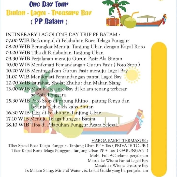 One Day Tour Bintan-Lagoi-Treasure Bay