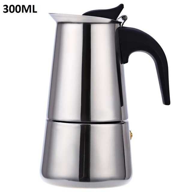 One Two Cups Espresso Coffee Maker Moka Pot Teko 300ml 6 Cup - Z20 4