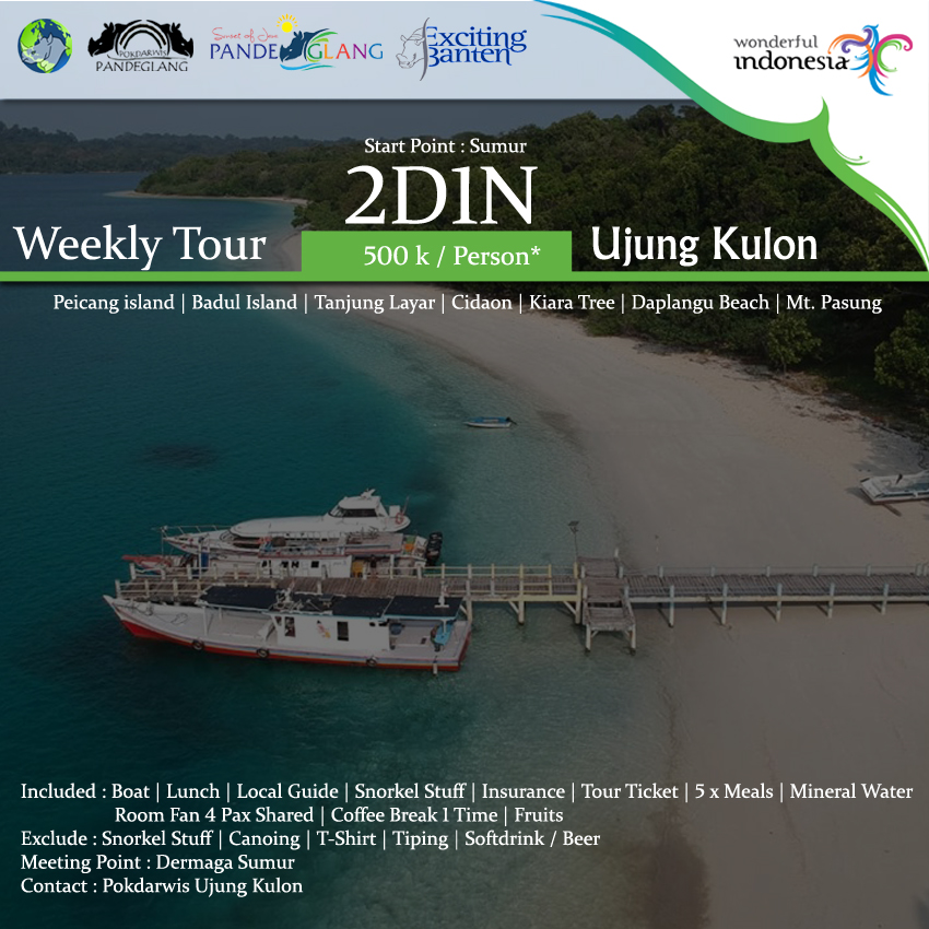 Open Trip Pulau Peucang Ujung Kulon Weekend