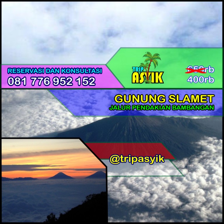 Open Trip Slamet