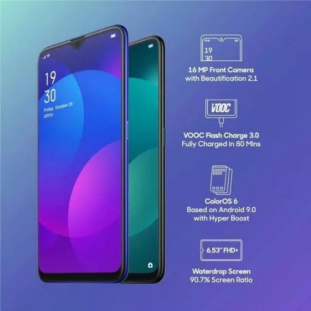 Oppo F11 4GB RAM 64GB ROM 48MP CAMERA Garansi Resmi 3