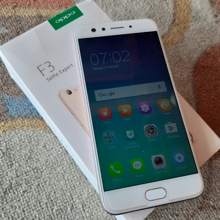Oppo F3 ram 4 64 Fullset