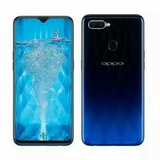 Oppo F9 464GB Biru Senja Garansi Resmi Oppo Indonesia