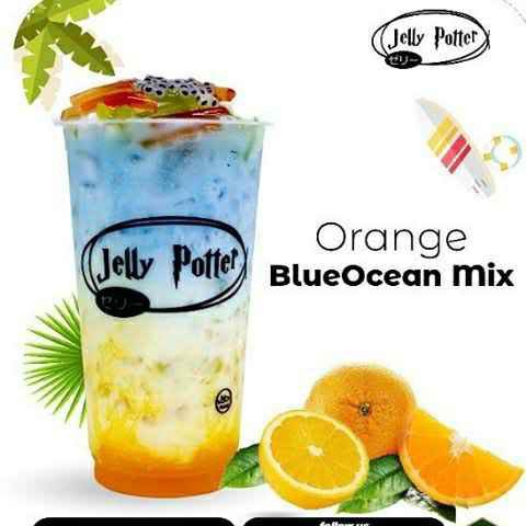 Orange Blue Ocean Mix