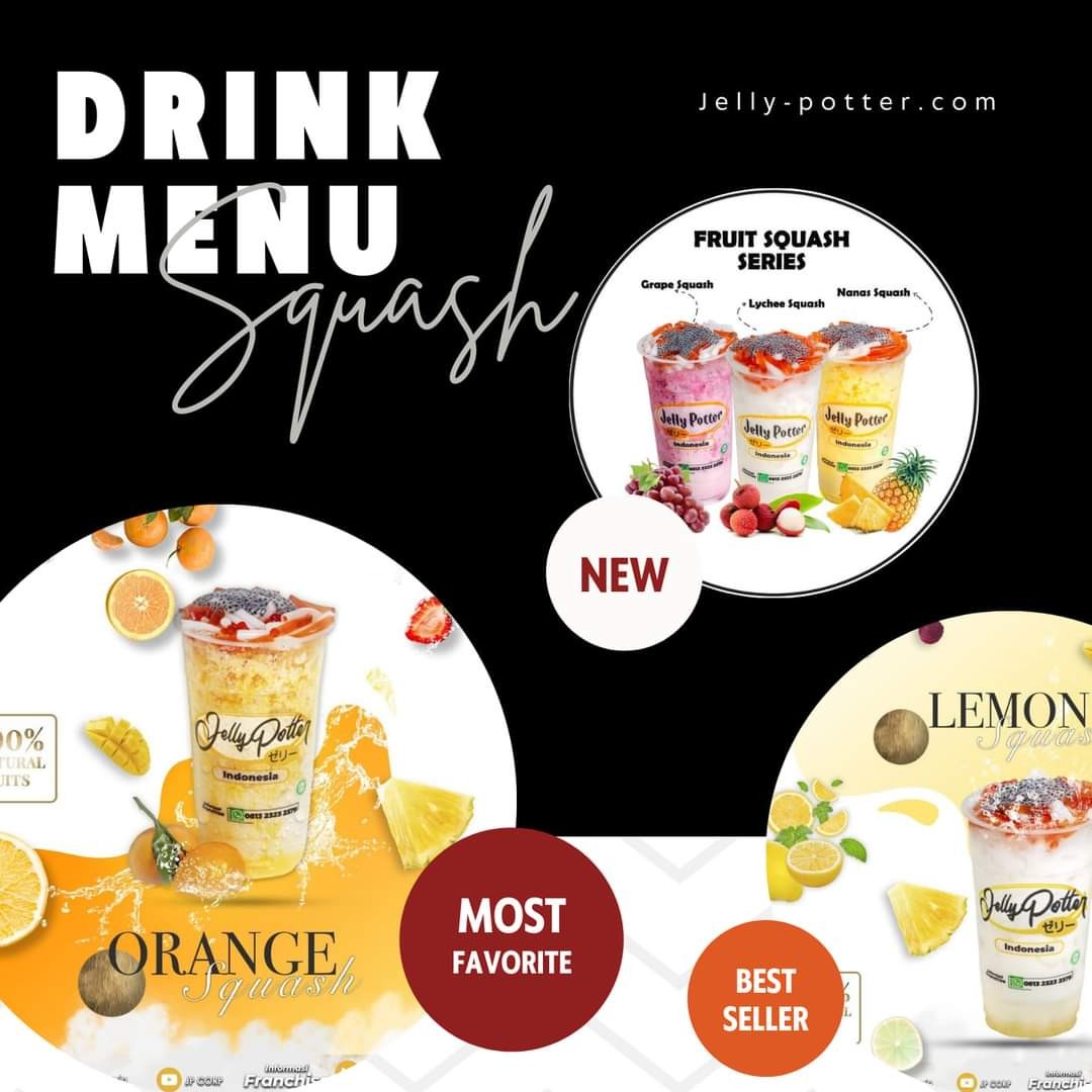 Jelly Potter Orange Squash