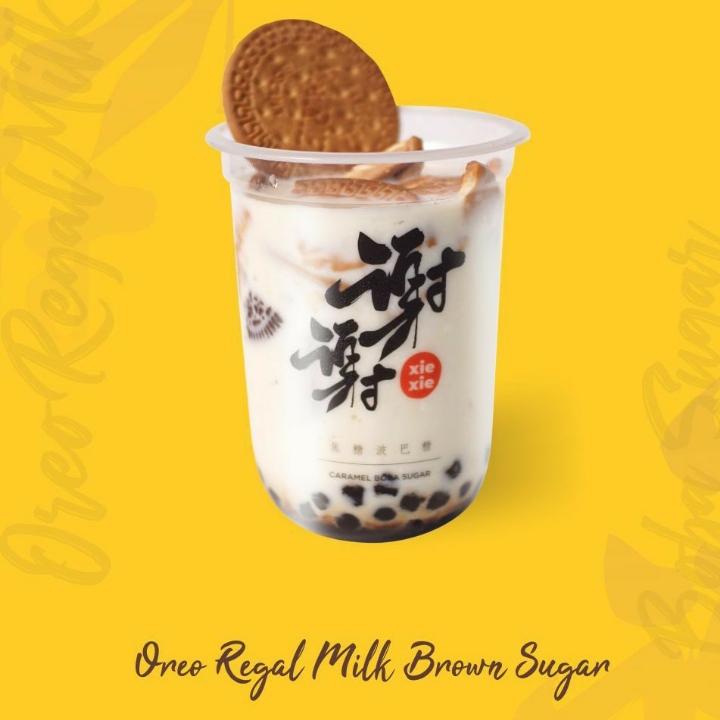 Oreo Regal Milk Boba Sugar