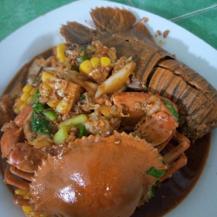 Oseng Kepiting Mix Lopster Kipas 2