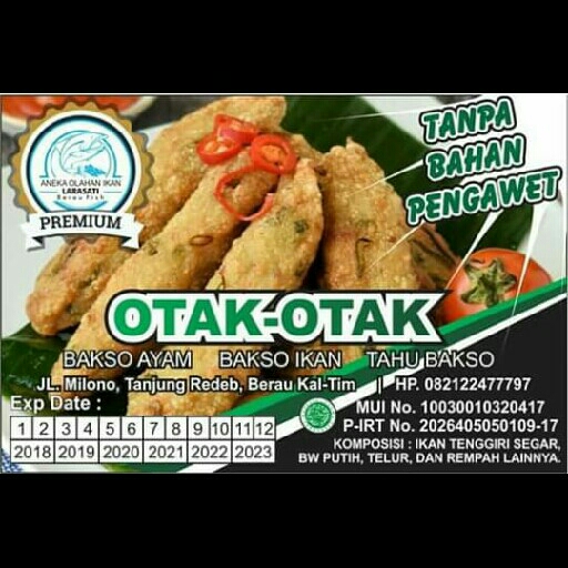 Otak Otak Larasati Berau Fish