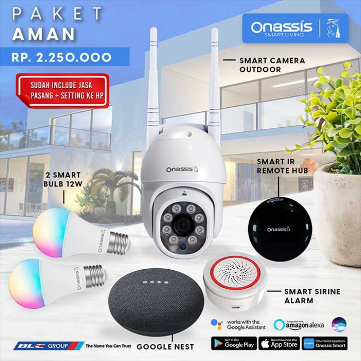 PROMO PAKET AMAN SMART HOME ONASSIS - SMARTTHING