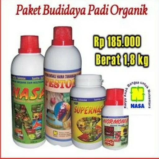 PAKET BUDIDAYA PADI ORGANIK NASA