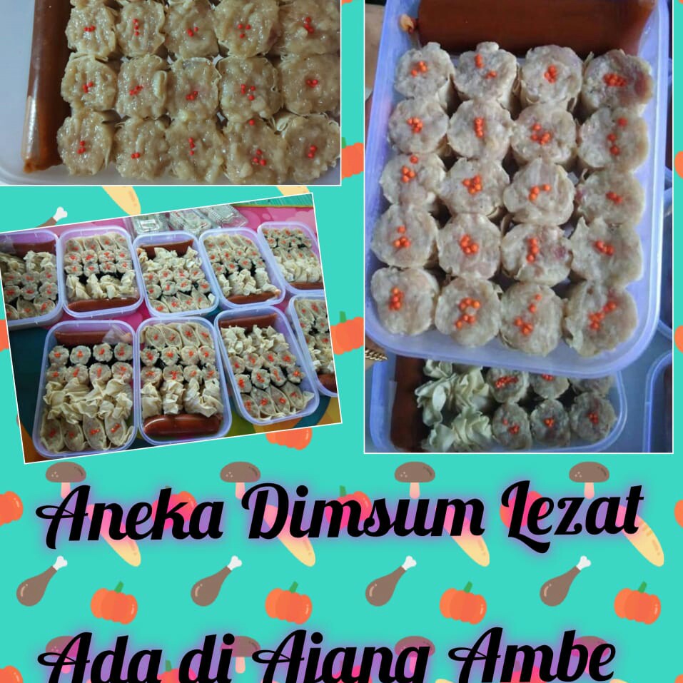 PAKET FROZEN FOOD PAKET DIMSUM UDANG ISI 12  SALAD BUAH 500 ML MERK D