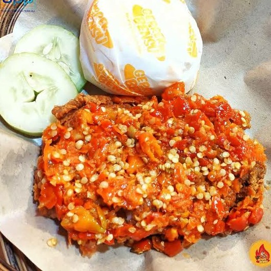 PAKET GEPREK BENSU NASI BUMBU RENDANG