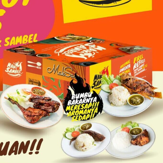 PAKET LELE BAKAR BUMBU RUJAK