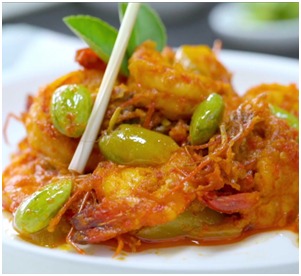 Paket Masak Sambal Pedas dengan Udang Petai