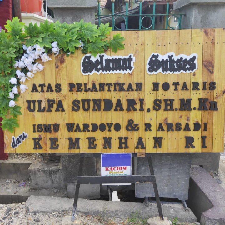 PAPAN BUNGA KAYU