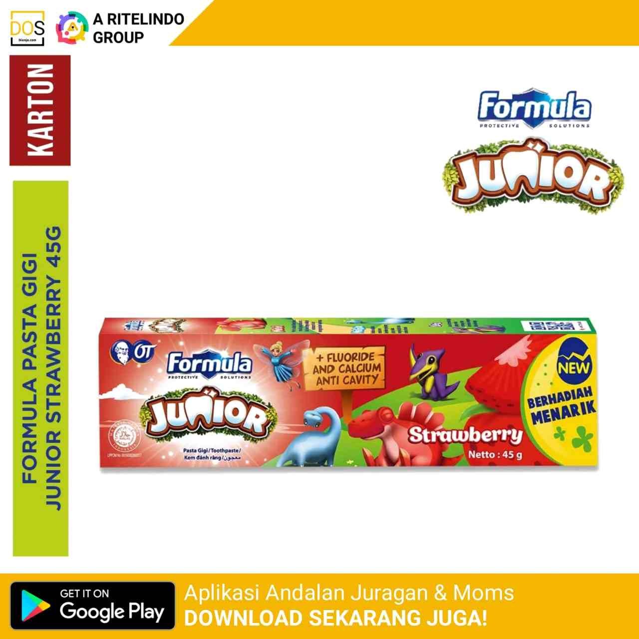 PASTA GIGI FORMULA JUNIOR STRAWBERRY