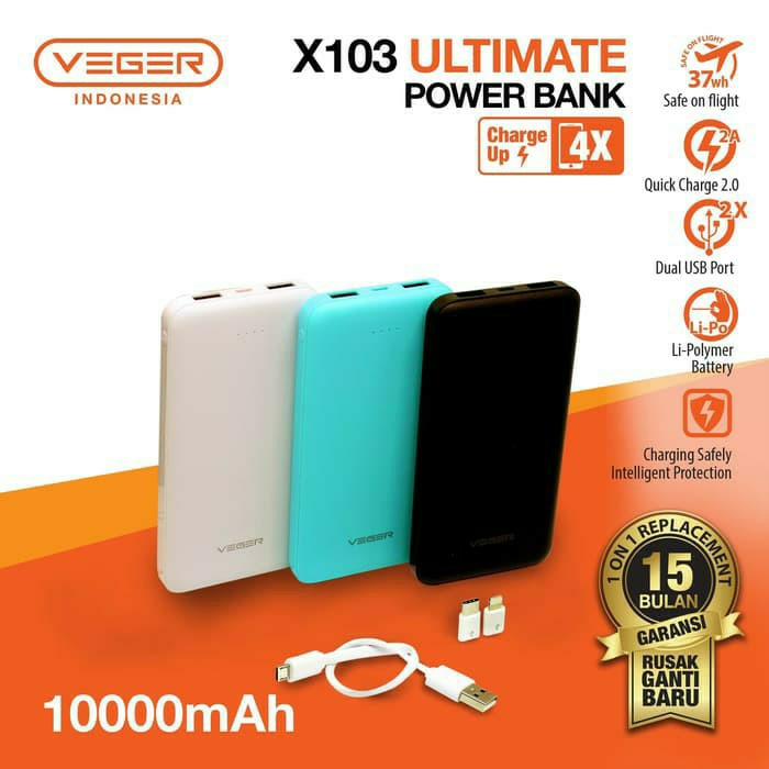 PB Veger 10000 mAh X103 5