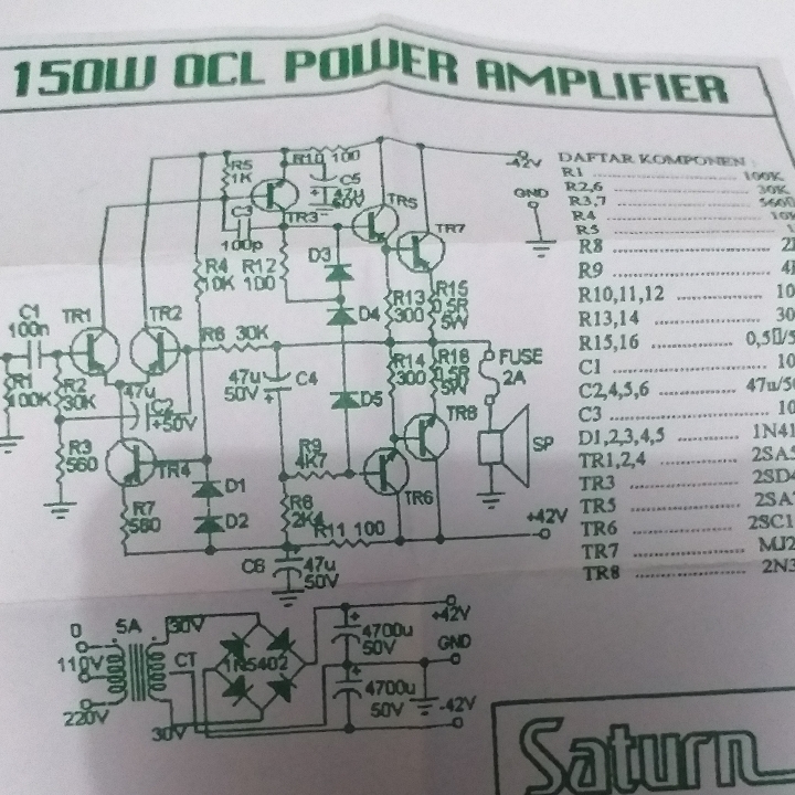 PCB Power OCL Mono 2