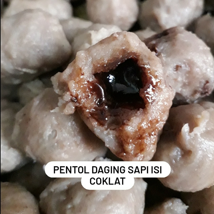 PENTOL DAGING SAPI ISI COKLAT 2
