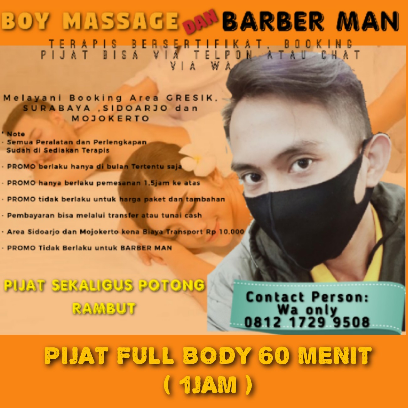 PIJAT FULL BODY 60MENIT