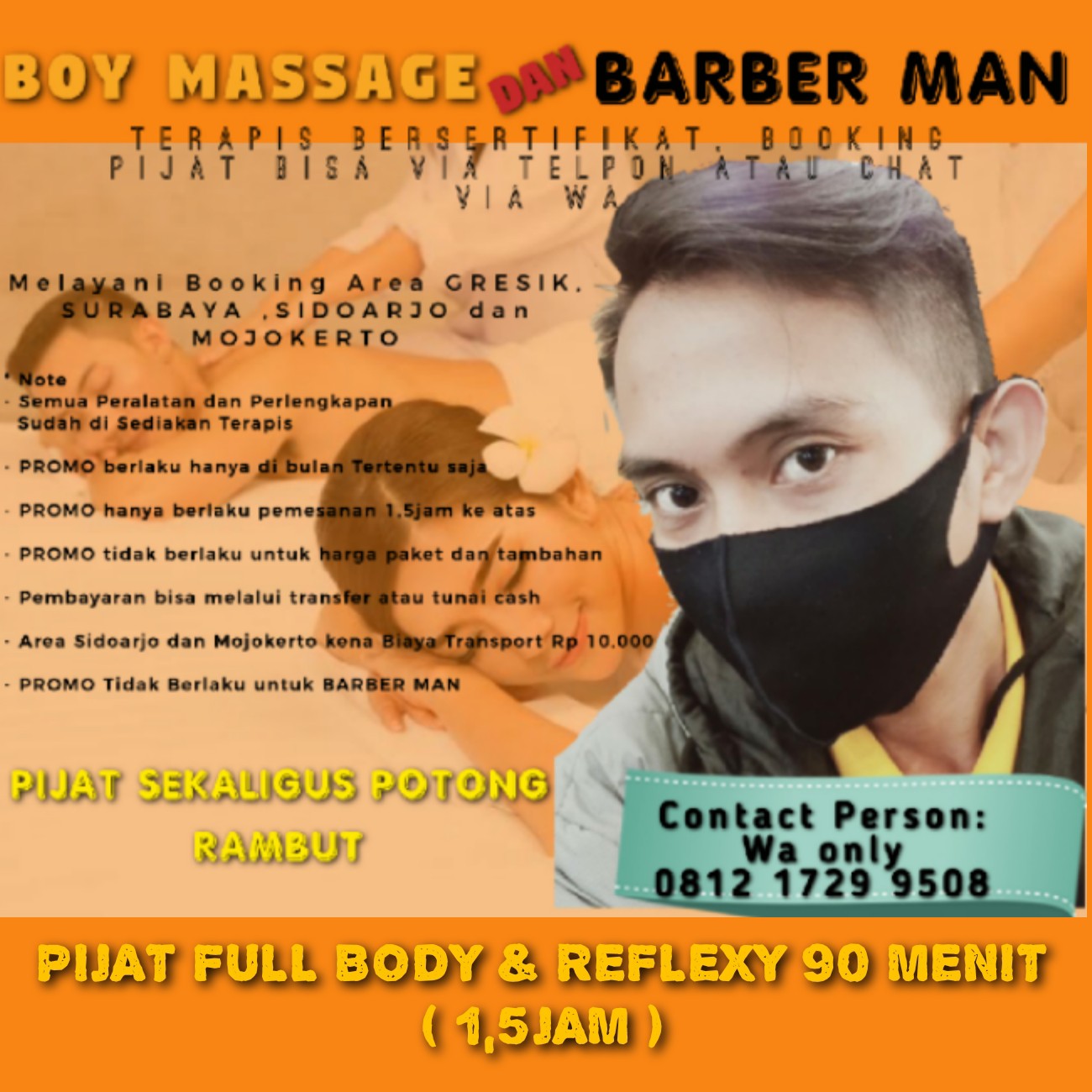 PIJAT FULL BODY DAN REFLEXY 90MENIT