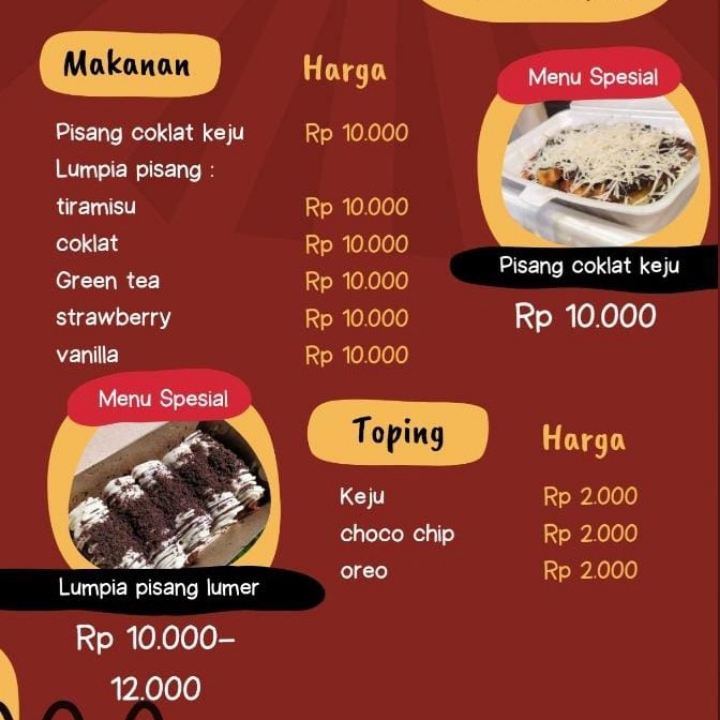 PISANG COKLAT KEJU 2