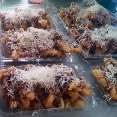 PISANG Crispy Toping Coklat Keju Isi 13 