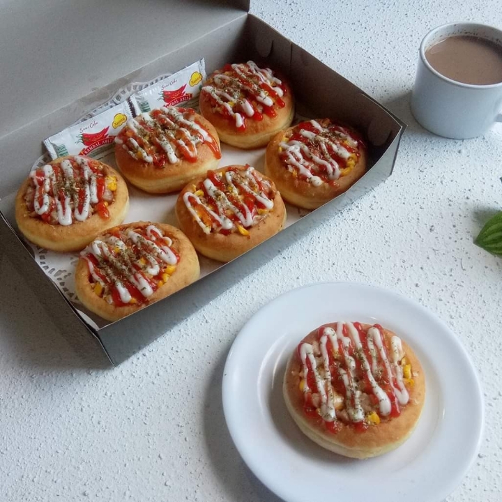 PO Donat Pizza Isi 6 Haneen Donuts