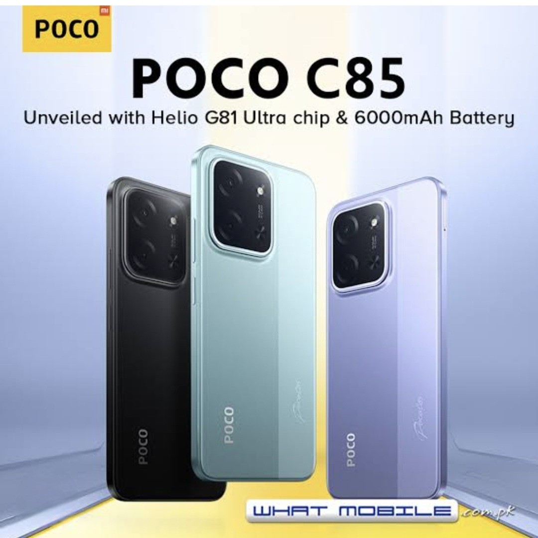 POCO C85 RAM 6GB ROM 128GB
