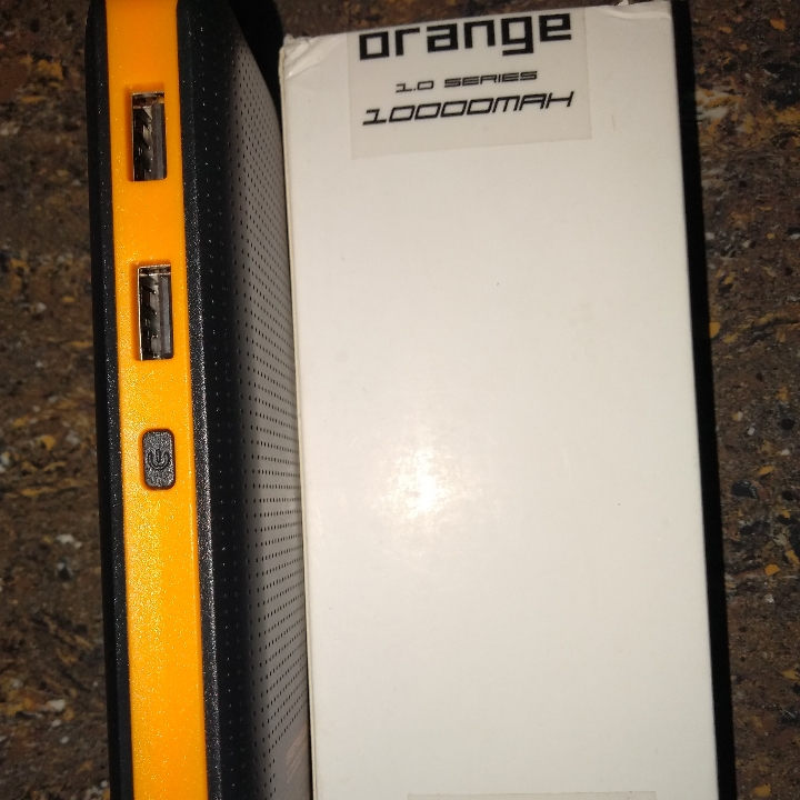 POWER BANK ORANGE 10000 Mah