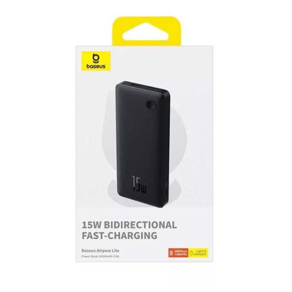 POWERBANK BASEUS AIRPOW LITE 15W 10000
