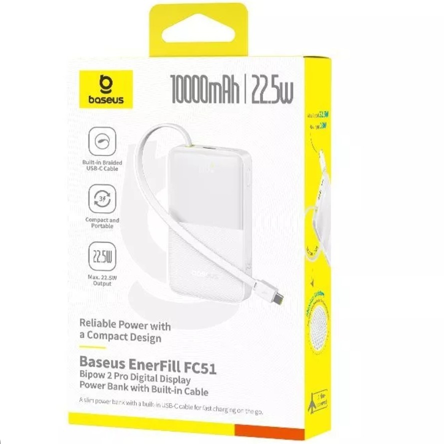 POWERBANK BASEUS ENERFILL FC51 10000MAH
