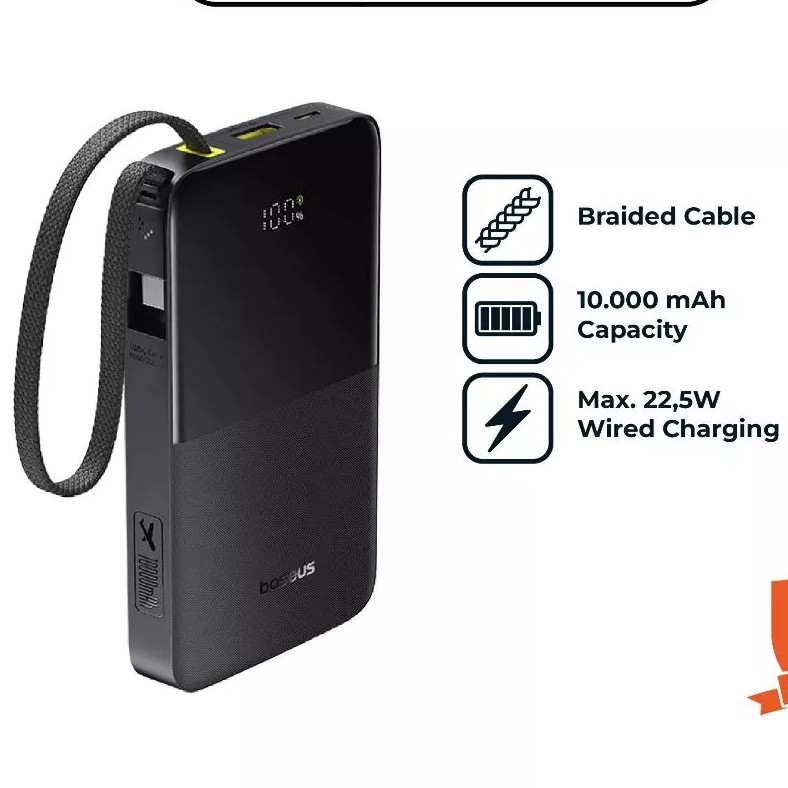 POWERBANK BASEUS ENERFILL FC51 10000MAH 3