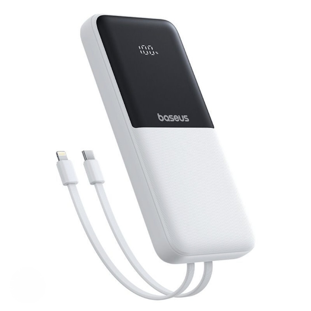 POWERBANK BASEUS LIPOW DUAL CABLE 10000mAh 3