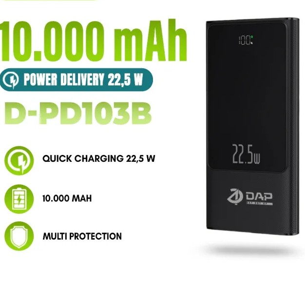 POWERBANK DAP D-PD103B 10000mAh 2