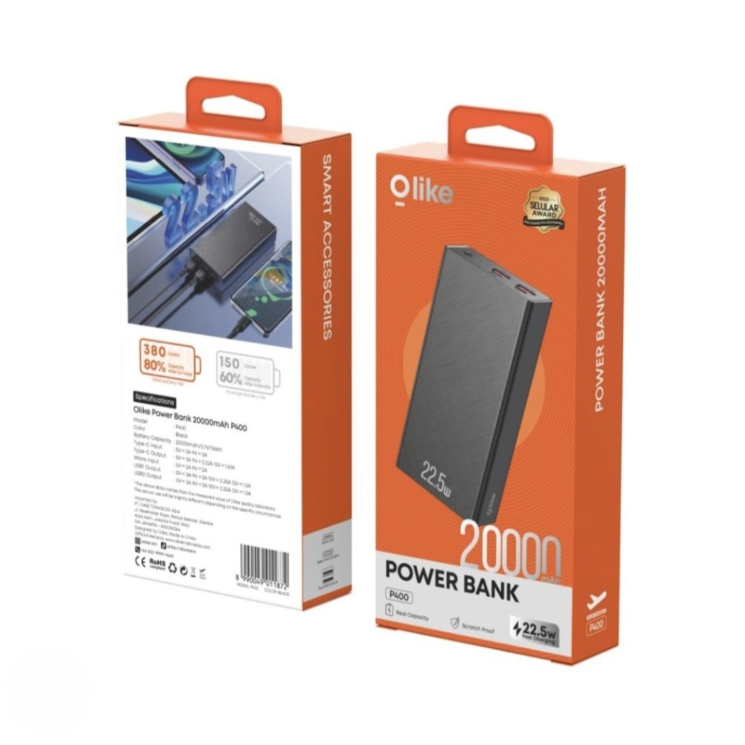 POWERBANK ROBOT P400 20000mAh