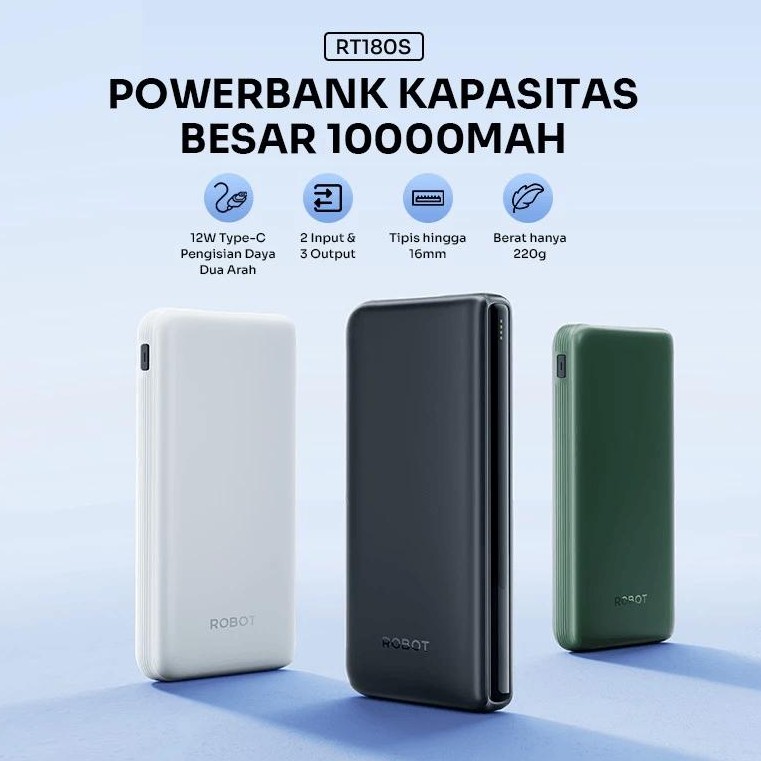 POWERBANK ROBOT RT180S 10000mAh 2