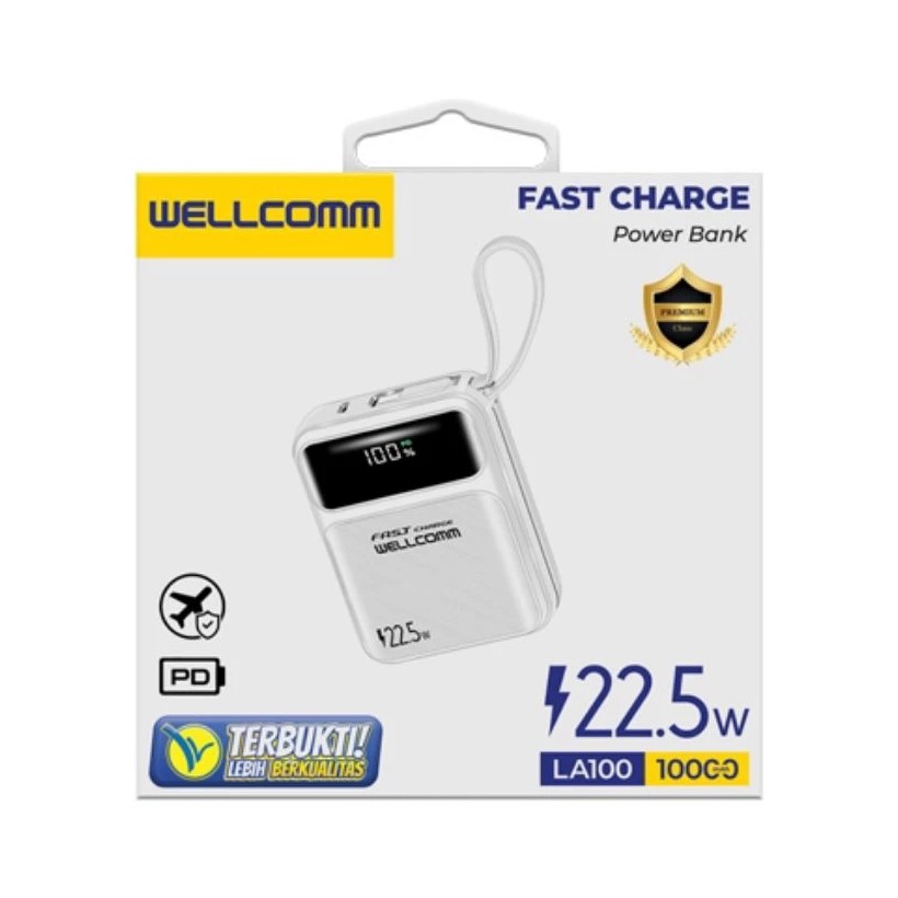 POWERBANK WELLCOME LA100 10000mAh