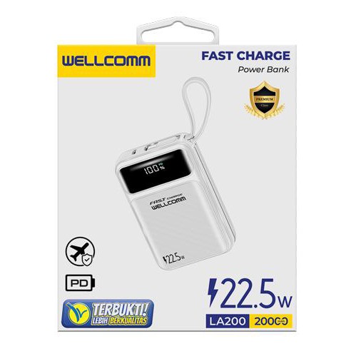 POWERBANK WELLCOME LA200 20000mAh