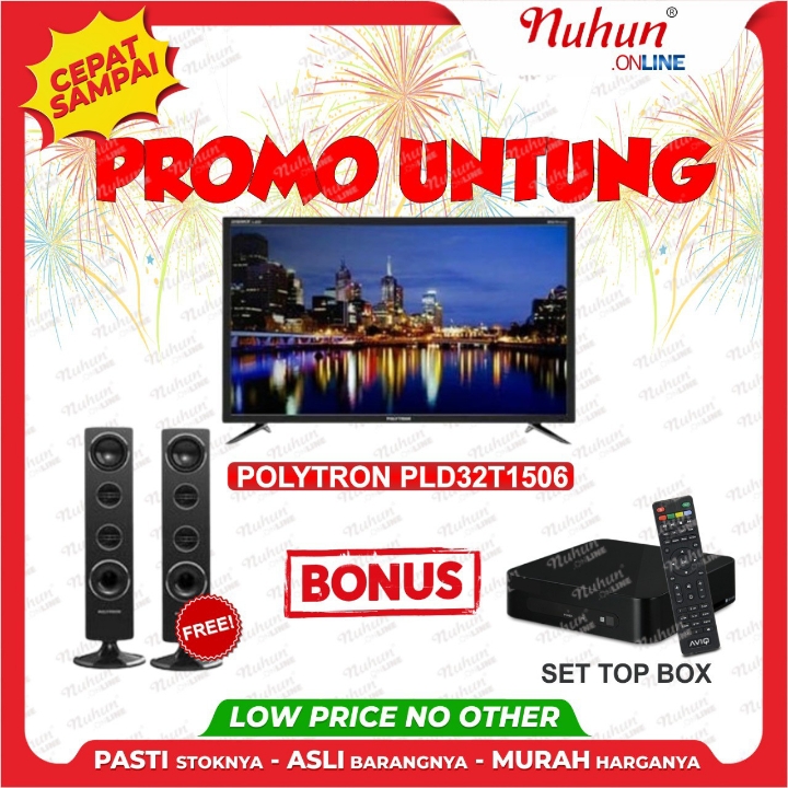 PROMO UNTUK Polytron PLD 32T1506 FREE Set Top Box