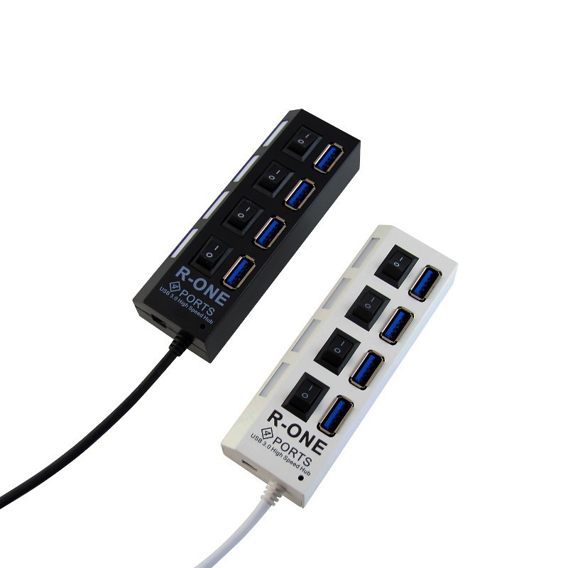 PROMO USB 20 HUB 4 PORT SAKLAR ONOFF MURAH - KIT 2