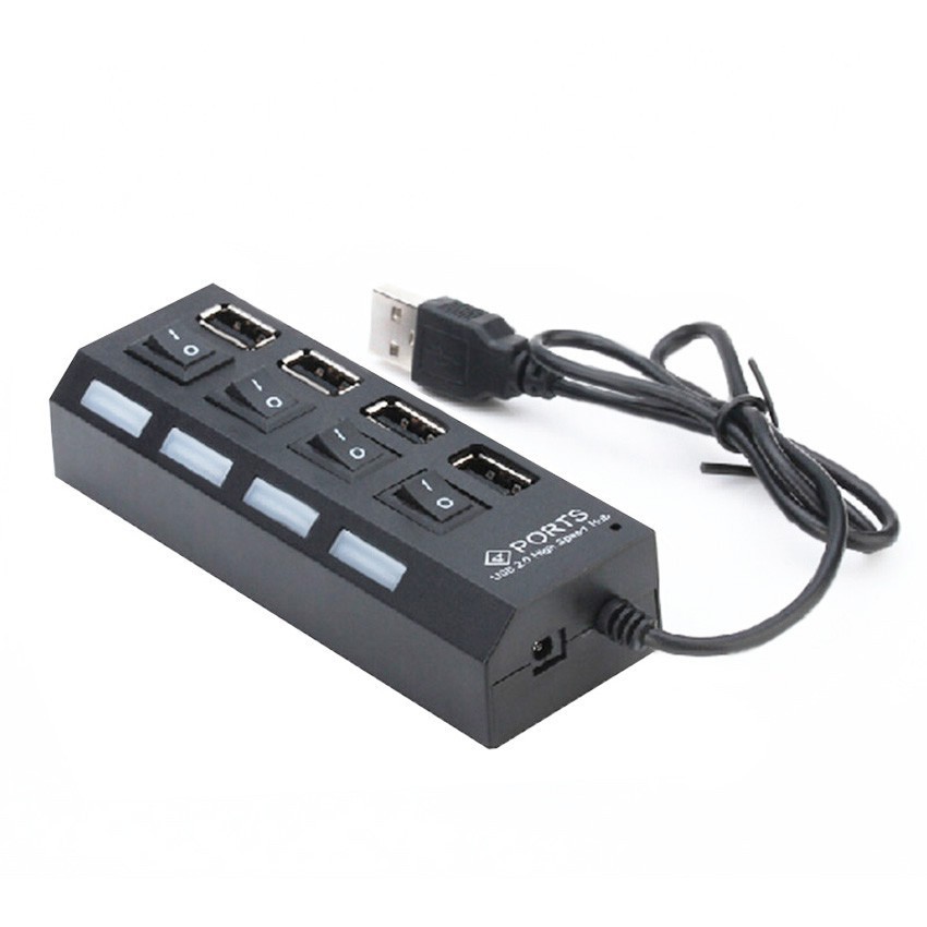 PROMO USB 20 HUB 4 PORT SAKLAR ONOFF MURAH - KIT 3