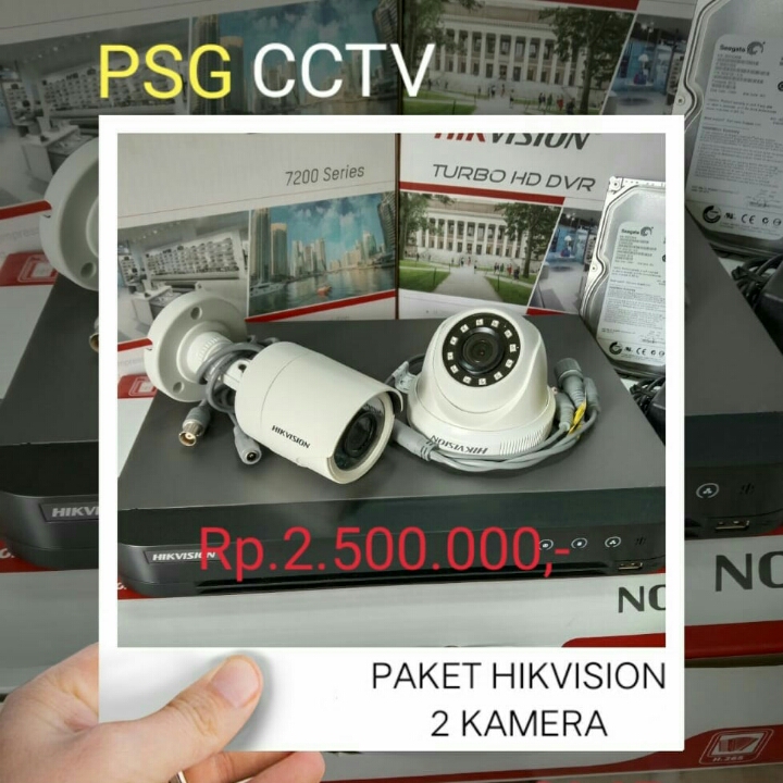 Pasang CCTV 2 Kamera Hikvision