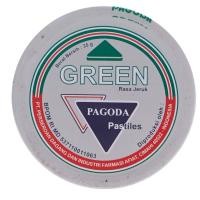 Pagoda Pastiles Mint Green 35 Gram