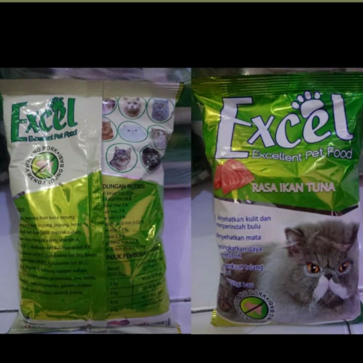 Pakan Kucing Excel