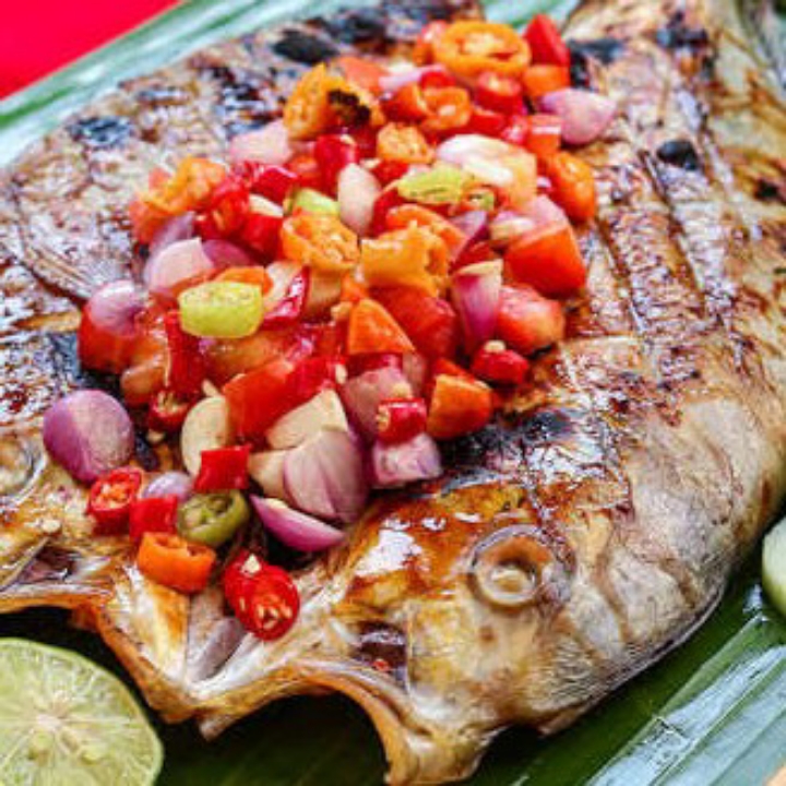 Pake Ikan Batu Bakar Rica