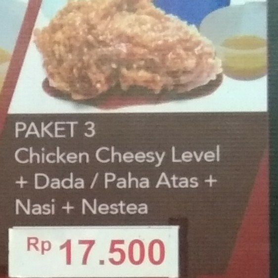 Paket 3 Chicken Cheesy Level