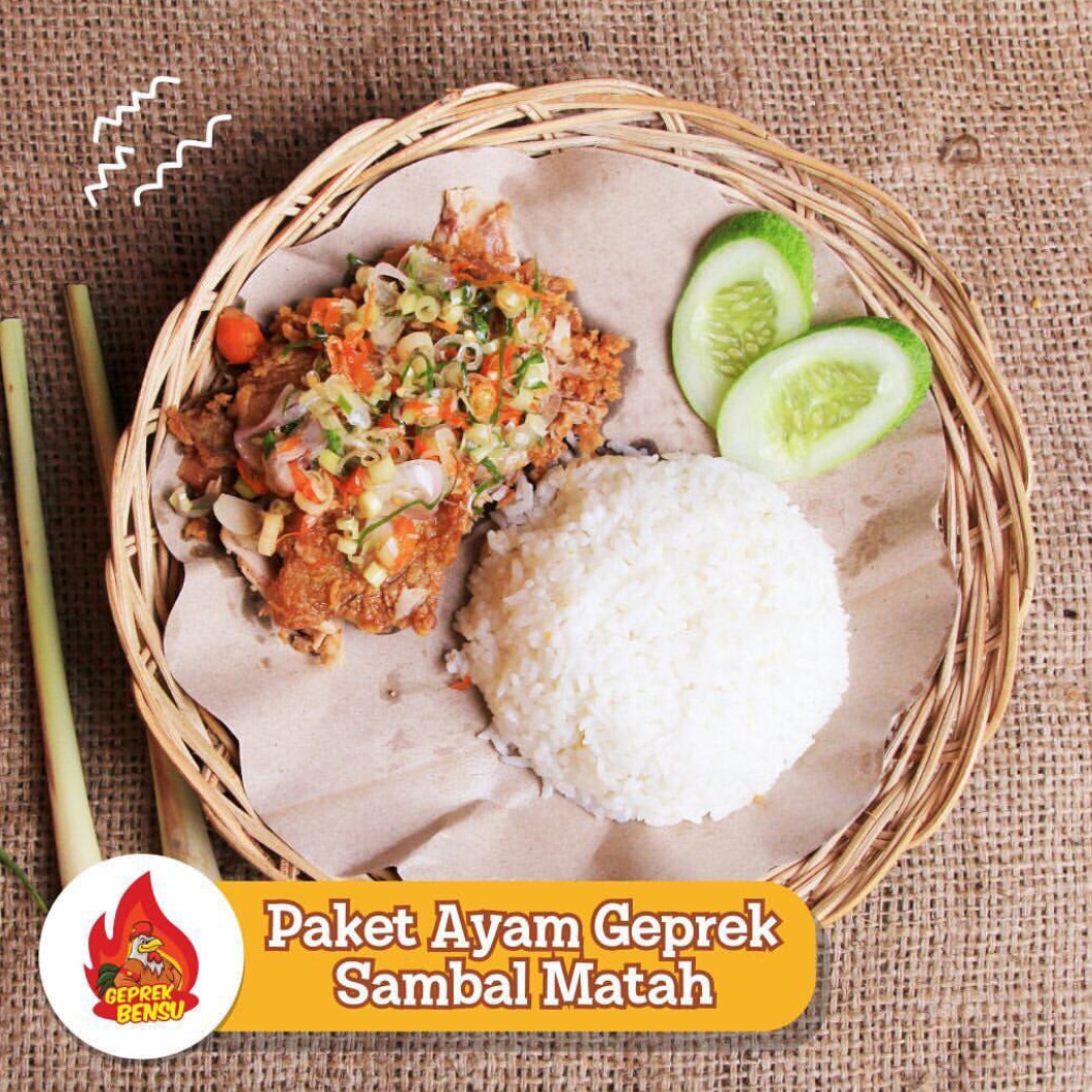 Paket Ayam Geprek Bensu Sambel Matah