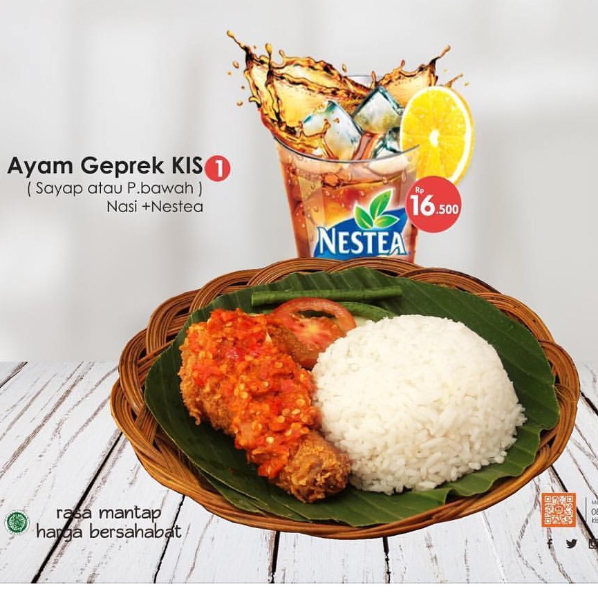 Paket Ayam Geprek Crispy Kiss Chicken