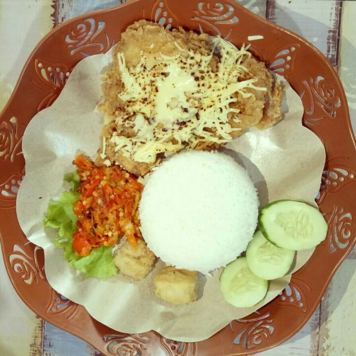 Paket Ayam Geprek Mozarella
